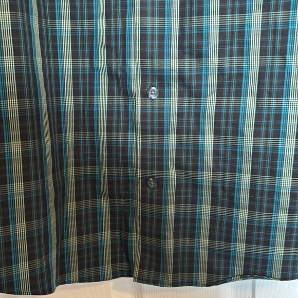 Duluth Trading Co men’s black plaid long sleeve button down shirt size large - Picture 4 of 9